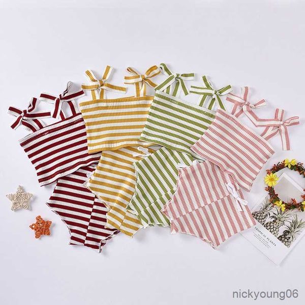 clothing sets infant kid baby girl stripe clothes tie-up shoulder strap tube and high waist short bottom, White
clothing sets infant kid baby girl stripe clothes tie-up shoulder strap tube and high waist short bottom, White