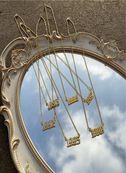 pendant necklaces year number birth date necklace for women gold color chain stainless steel choker 1993 1996 2000 2021 collier je4749887, Silver
pendant necklaces year number birth date necklace for women gold color chain stainless steel choker 1993 1996 2000 2021 collier je4749887, Silver