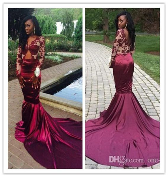 2016 new burgundy long sleeves muslim evening dresses mermaid v neck lace sheer arabic dubai african formal prom dress evenin4731155, Black;red
2016 new burgundy long sleeves muslim evening dresses mermaid v neck lace sheer arabic dubai african formal prom dress evenin4731155, Black;red