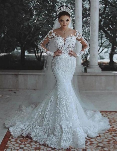 gorgeous mermaid wedding dresses with long sleeves lace appliques sweep train vintage bridal gown custom made9203258, White
gorgeous mermaid wedding dresses with long sleeves lace appliques sweep train vintage bridal gown custom made9203258, White