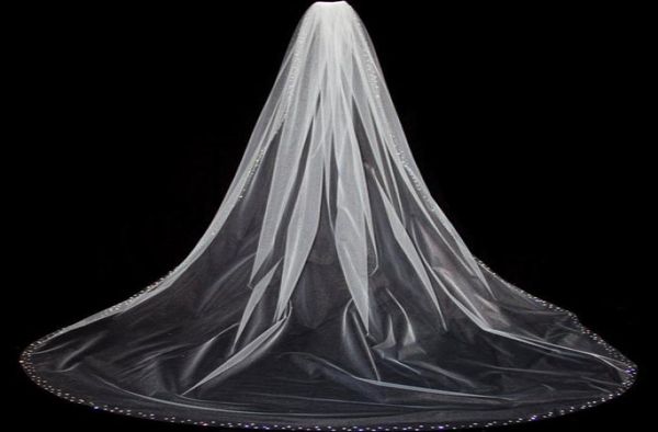 new arrival cathedral 3 m white ivory wedding veil crystal bridal veils with comb 1t6751691, Black
new arrival cathedral 3 m white ivory wedding veil crystal bridal veils with comb 1t6751691, Black