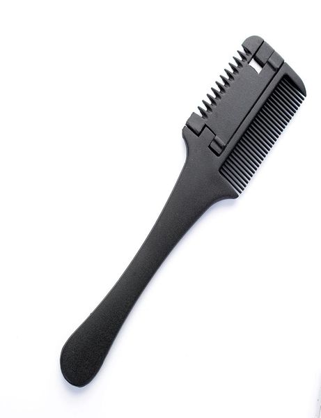 professional hair razor comb black handle shaving cutting thinning comb tool5067696, Silver
professional hair razor comb black handle shaving cutting thinning comb tool5067696, Silver