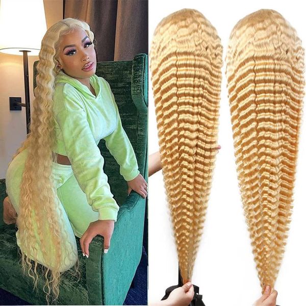 deep wave blonde 613 13x4 13x6 lace frontal wigs virgin 613 blonde humain human hair wig pre plucked lace front blonde wigs, Black;brown
deep wave blonde 613 13x4 13x6 lace frontal wigs virgin 613 blonde humain human hair wig pre plucked lace front blonde wigs, Black;brown