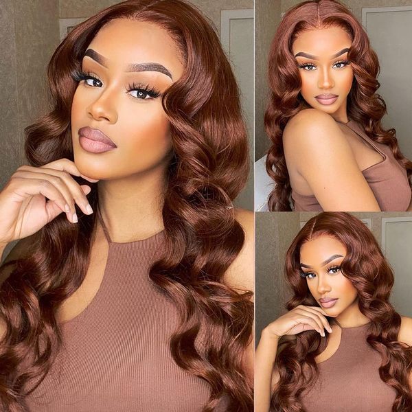 lace front wigs body wave brazilian chocolate brown lace front human hair wig 13x4 hd transparent lace frontal wigs red curly hair, Black;brown
lace front wigs body wave brazilian chocolate brown lace front human hair wig 13x4 hd transparent lace frontal wigs red curly hair, Black;brown