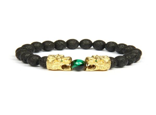 new men jewelry double leopard lion tiger head bracelet with 8mm natural stone beads beaded bracelets bangle for gift6866677, Black
new men jewelry double leopard lion tiger head bracelet with 8mm natural stone beads beaded bracelets bangle for gift6866677, Black