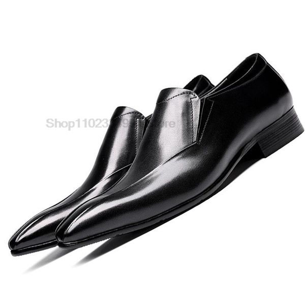 autumn summer style mens loafers for wedding party dance black brown genuine leather slip on mens dress oxford shoes business
autumn summer style mens loafers for wedding party dance black brown genuine leather slip on mens dress oxford shoes business