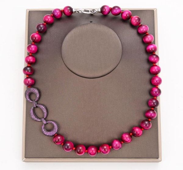 guaiguai jewelry 14mm round red tiger039s eye necklace cz pave connector handmade for women real gems stone lady fashion jewell7406141, Silver
guaiguai jewelry 14mm round red tiger039s eye necklace cz pave connector handmade for women real gems stone lady fashion jewell7406141, Silver