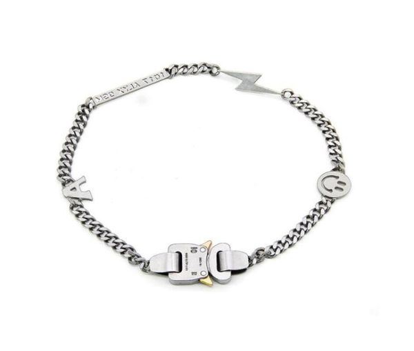 1017 alyx studio logo alloy chain necklace bracelet belts men women hip hop outdoor street accessories festival gift ship8467643, Silver
1017 alyx studio logo alloy chain necklace bracelet belts men women hip hop outdoor street accessories festival gift ship8467643, Silver