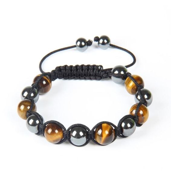 new whole 10pcslot fashion mens woven bracelet 10mm hematite and tiger eye stone bead jewelry3189489, Golden;silver
new whole 10pcslot fashion mens woven bracelet 10mm hematite and tiger eye stone bead jewelry3189489, Golden;silver
