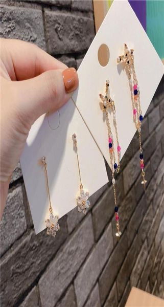 korea style silver needle rhinestone flowers tassel simple dangle earrings for women girl fashion jewelry accessories chandelier9970490 
korea style silver needle rhinestone flowers tassel simple dangle earrings for women girl fashion jewelry accessories chandelier9970490