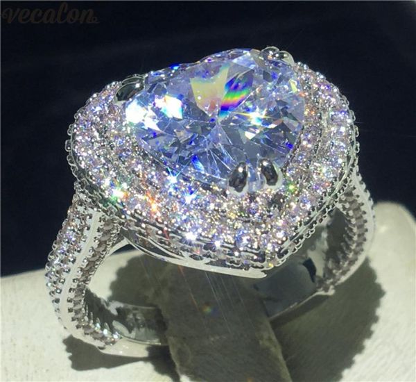 vecalon vintage heart promise ring 925 sterling silver 5a cz engagement wedding band rings for women bridal finger jewelry5101852, Slivery;golden
vecalon vintage heart promise ring 925 sterling silver 5a cz engagement wedding band rings for women bridal finger jewelry5101852, Slivery;golden