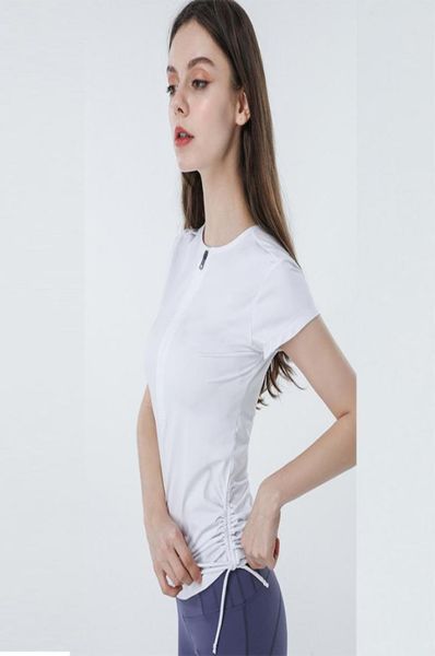 round neck yoga clothing halfzipper shortsleeved tshirt repair speed dry running fitness clothes outdoor lu sports clothes wome6053614
round neck yoga clothing halfzipper shortsleeved tshirt repair speed dry running fitness clothes outdoor lu sports clothes wome6053614