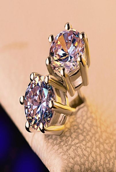 s925 sterling silver stud earrings bling zircon diamond stone engagement wedding jewelry1560108, Golden;silver
s925 sterling silver stud earrings bling zircon diamond stone engagement wedding jewelry1560108, Golden;silver