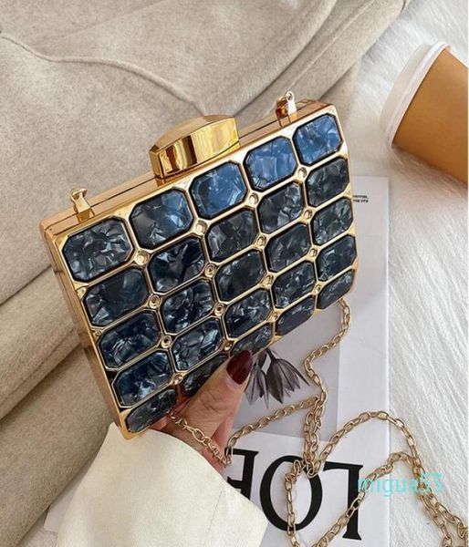 women handbag elegant atmosphere studded clutch bag personality metal hard box dinner handbags joker fashion acrylic chain4084547
women handbag elegant atmosphere studded clutch bag personality metal hard box dinner handbags joker fashion acrylic chain4084547