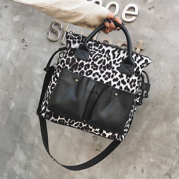 annmouler large capacity women handbag purse leopard patchwork shoulder bag tote fashion crossbody 0531
annmouler large capacity women handbag purse leopard patchwork shoulder bag tote fashion crossbody 0531