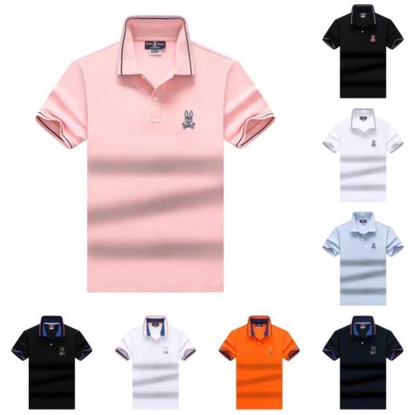 2023 psycho bunny summer new men's skull rabbit polo shirt short sleeve cartoon embroidery collar jacquard fashion brand simple 62ksvbx, White;black
2023 psycho bunny summer new men's skull rabbit polo shirt short sleeve cartoon embroidery collar jacquard fashion brand simple 62ksvbx, White;black