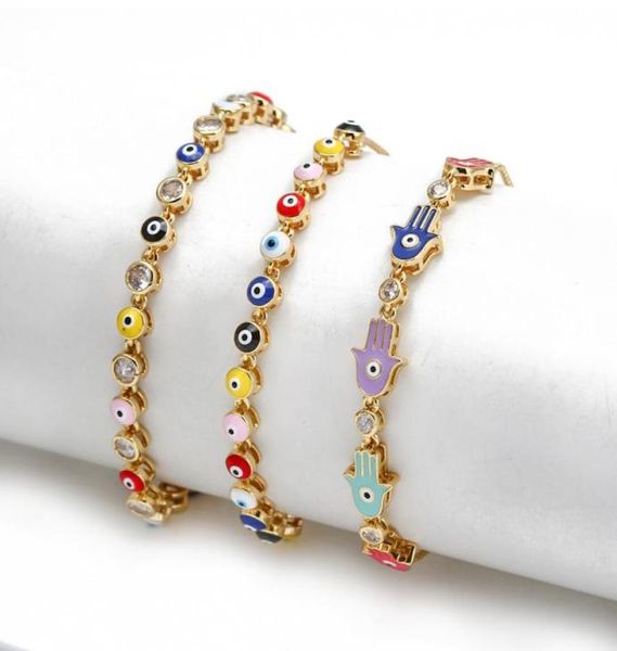 s2909 fashion jewelry enamel evil eye bracelet colorful blue eyes adjustable bracelets7382708, Golden;silver
s2909 fashion jewelry enamel evil eye bracelet colorful blue eyes adjustable bracelets7382708, Golden;silver
