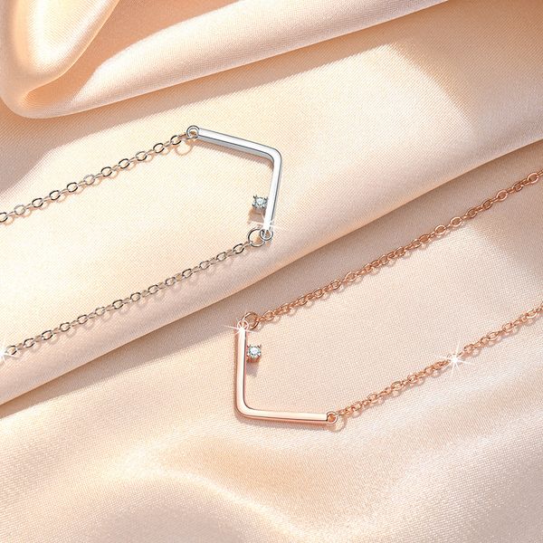 simple v shape pendant necklace set pave aaa cubic zirconina rose gold silver color necklace jewelry for women
simple v shape pendant necklace set pave aaa cubic zirconina rose gold silver color necklace jewelry for women