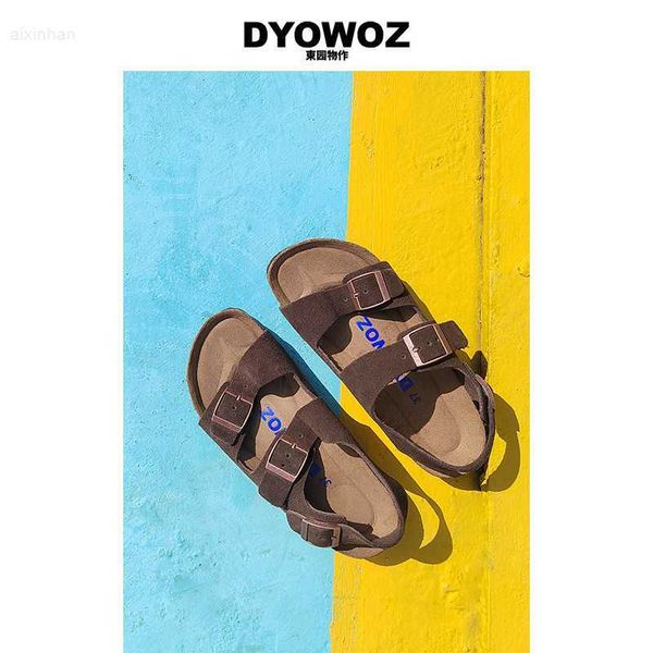 dongyuan wuzuo 2023 summer new genuine leather women's sandals cork casual buckle round head comfortable sandals, Black
dongyuan wuzuo 2023 summer new genuine leather women's sandals cork casual buckle round head comfortable sandals, Black