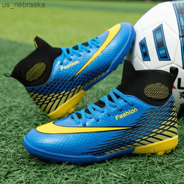 athletic outdoor new kids football boots high ankle boys futsal soccer shoes children's turf sneakers indoor soccer cleats boot zapatos, Black
athletic outdoor new kids football boots high ankle boys futsal soccer shoes children's turf sneakers indoor soccer cleats boot zapatos, Black