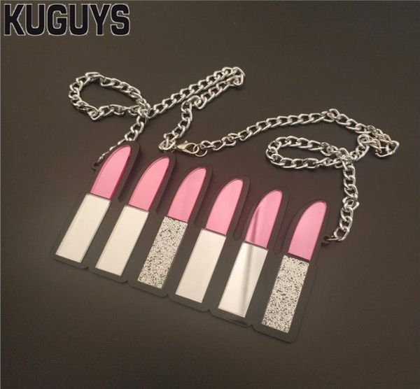 large lipstick pendant necklace for women mirror acrylic necklace chains fashion jewelry exaggerate trendy accessories5565719, Silver
large lipstick pendant necklace for women mirror acrylic necklace chains fashion jewelry exaggerate trendy accessories5565719, Silver