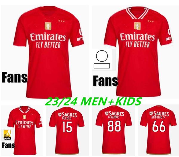 23 24 fans player version benfica soccer jerseys seferovic waldschmidt everton pizzi rafa darwin g.ramos 2023 2024 home away men kids kit fo, Black;yellow
23 24 fans player version benfica soccer jerseys seferovic waldschmidt everton pizzi rafa darwin g.ramos 2023 2024 home away men kids kit fo, Black;yellow