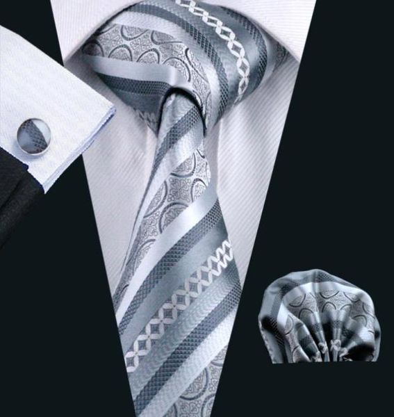 tie set for men gray stripe hankerchief cufflinks jacquard woven mens tie set business work formal wedding n05891334129, Black;blue
tie set for men gray stripe hankerchief cufflinks jacquard woven mens tie set business work formal wedding n05891334129, Black;blue