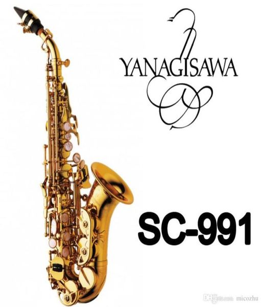 yanagisawa sc991 curved soprano saxophone gold lacquer brass sax professional mouthpiece patches pads reeds bend neck5874135
yanagisawa sc991 curved soprano saxophone gold lacquer brass sax professional mouthpiece patches pads reeds bend neck5874135