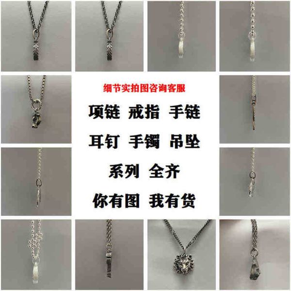 designer jewelry bracelet necklace ring sterling men's women's pendant love fearless skull striped ox head clavicle chainnew jewel, Silver
designer jewelry bracelet necklace ring sterling men's women's pendant love fearless skull striped ox head clavicle chainnew jewel, Silver