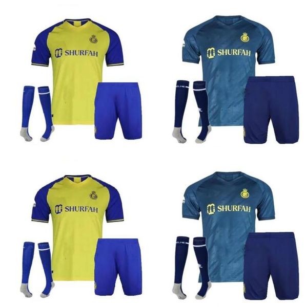 22 23 al nassr fc soccer jerseys kids kit ronaldo home yellow away gonzalo martinez talisca ghislain konan vincent aboubakar men football sh, Black
22 23 al nassr fc soccer jerseys kids kit ronaldo home yellow away gonzalo martinez talisca ghislain konan vincent aboubakar men football sh, Black