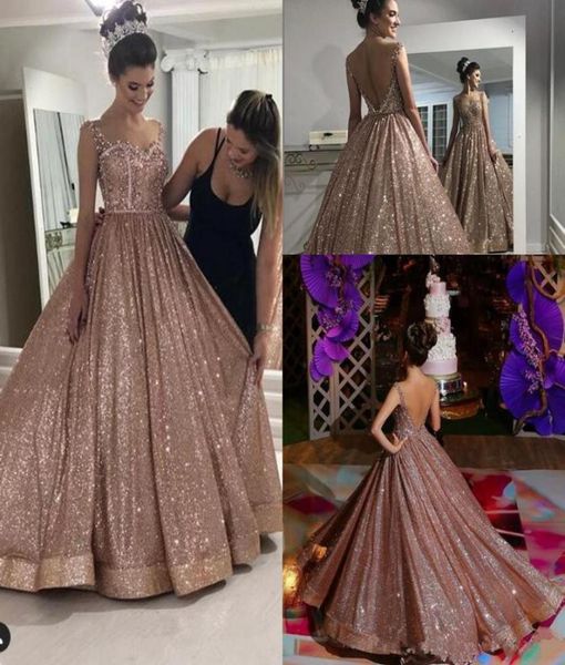 sparkly rose gold sequins prom dresses 2020 luxury backless beaded crystals ruffles puffy skirt evening dress gown robe de soiree2022314, Black
sparkly rose gold sequins prom dresses 2020 luxury backless beaded crystals ruffles puffy skirt evening dress gown robe de soiree2022314, Black