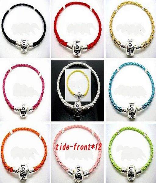whole low 20pcslot mixed copper silver plate clip stamped love leather pu bracelets fit european charm beads 15cm to 246669516, Black
whole low 20pcslot mixed copper silver plate clip stamped love leather pu bracelets fit european charm beads 15cm to 246669516, Black