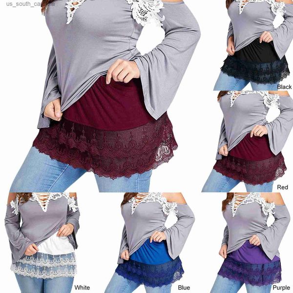 skirts mini skirt shirt extenders lace hollow stitching short skirt extenders for women 2023 new ladies underskirt shirt extender l230522, Black
skirts mini skirt shirt extenders lace hollow stitching short skirt extenders for women 2023 new ladies underskirt shirt extender l230522, Black