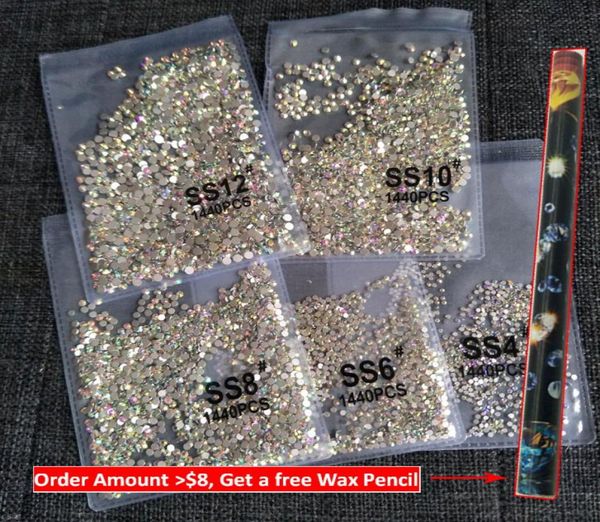1440pcs flatback nail crystals rhinestones for nails 3d nail art decorations ss3ss12 diy glass gems stones ab clear rose gold1536548, Silver;gold
1440pcs flatback nail crystals rhinestones for nails 3d nail art decorations ss3ss12 diy glass gems stones ab clear rose gold1536548, Silver;gold