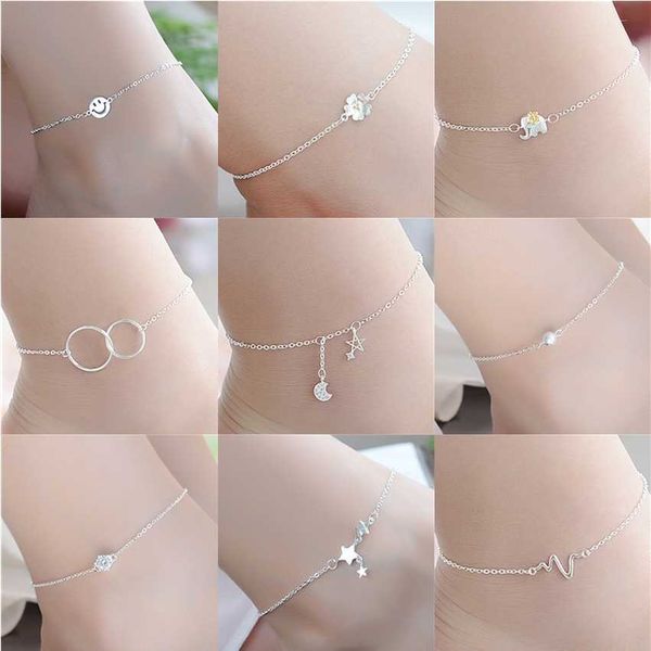 anklets sterling silver color stamp anklets for women foot leg chain link bracelet single layers beach accessories jewelry for female aa2305, Red;blue
anklets sterling silver color stamp anklets for women foot leg chain link bracelet single layers beach accessories jewelry for female aa2305, Red;blue