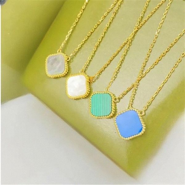 new fashion classic for women&girl four leaf clover necklaces pendants mother-of-pearl stainless steel plated 18k valentine's mother�, Silver
new fashion classic for women&girl four leaf clover necklaces pendants mother-of-pearl stainless steel plated 18k valentine's mother�, Silver