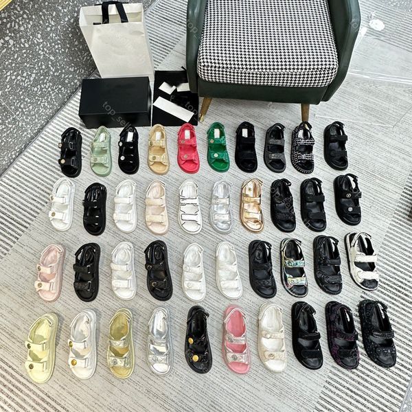 designer sandals cotton tweed sandal women flat leather slides strap summer outdoor slippers with box, Black
designer sandals cotton tweed sandal women flat leather slides strap summer outdoor slippers with box, Black