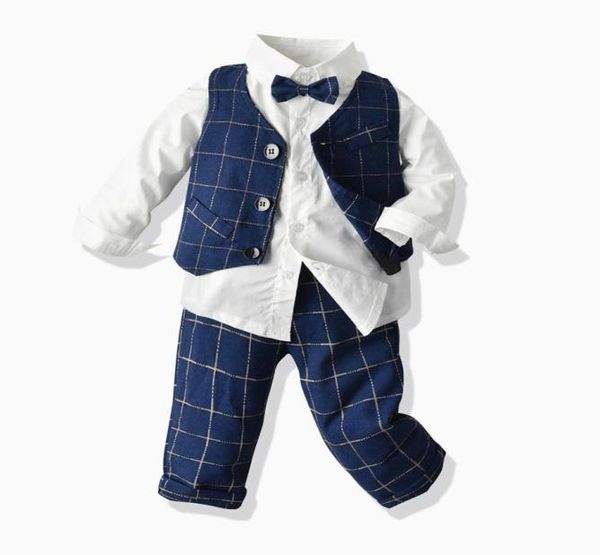 fall baby boy sets toddler kids lapel long sleeve shirtplaid waistcoat outwearlattice pants 3pcs boys performance clothes j05919448854, White
fall baby boy sets toddler kids lapel long sleeve shirtplaid waistcoat outwearlattice pants 3pcs boys performance clothes j05919448854, White