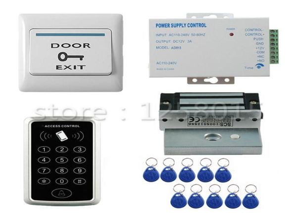 diy 125khz rfid black controller access control kit for single door control60kg magnetic lockdoor switchpower10 key fob6892634
diy 125khz rfid black controller access control kit for single door control60kg magnetic lockdoor switchpower10 key fob6892634