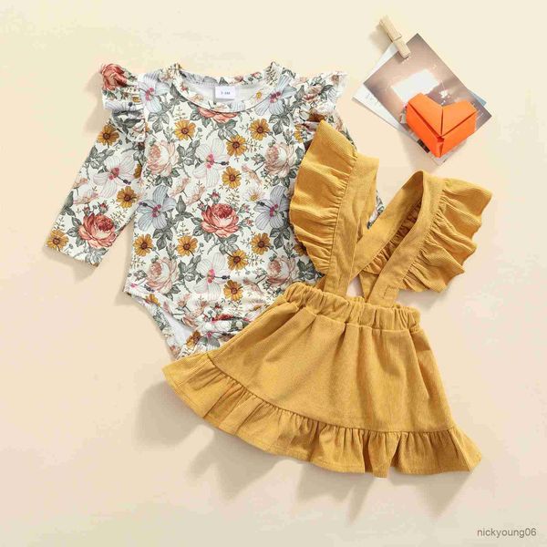 clothing sets infant baby girls 2pcs clothes fashion flower long sleeve romper solid color suspender skirt spring fall outfits, White
clothing sets infant baby girls 2pcs clothes fashion flower long sleeve romper solid color suspender skirt spring fall outfits, White