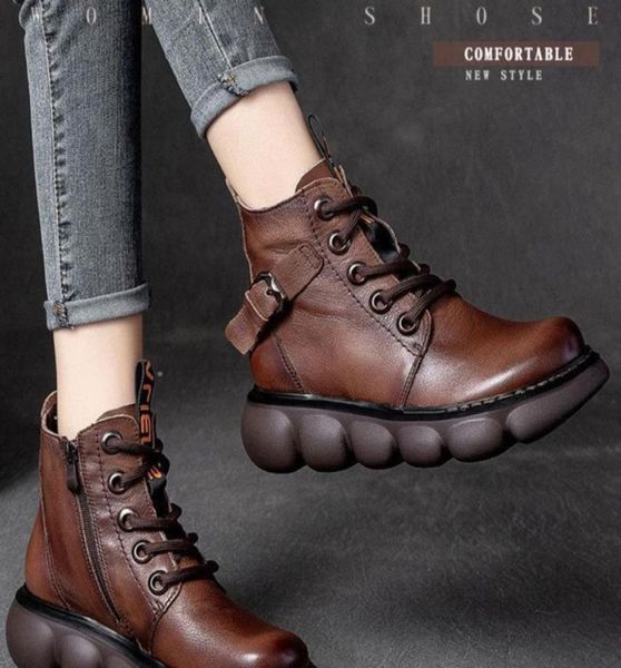 autumn and winter fashion retro leather women039s boots thick sole 4 cm wedge outdoor comfortable lightweight buckle casual sho3549090, Black
autumn and winter fashion retro leather women039s boots thick sole 4 cm wedge outdoor comfortable lightweight buckle casual sho3549090, Black