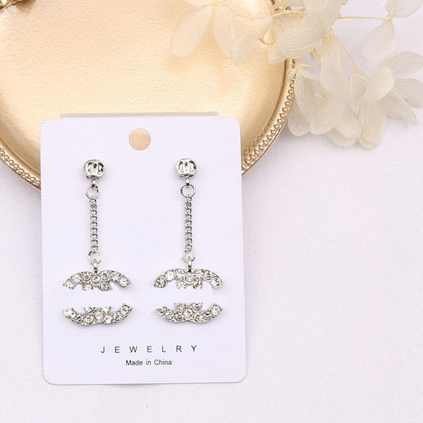 20style 18k gold plated luxury brand designers letters stud earring elegant famous women chain pendant earring wedding party jewerlry s925 s, Golden;silver
20style 18k gold plated luxury brand designers letters stud earring elegant famous women chain pendant earring wedding party jewerlry s925 s, Golden;silver