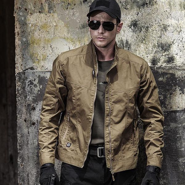 men's jackets men's spring tactical field bomber jacket military outwear special forces army fall autumn casual male slim pilot co, Black;brown
men's jackets men's spring tactical field bomber jacket military outwear special forces army fall autumn casual male slim pilot co, Black;brown