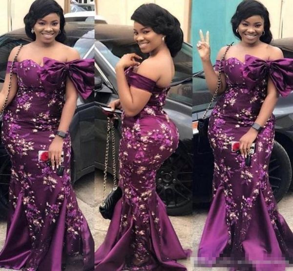 plus size purple prom dresses off the shoulder colorful appliques evening gowns aso ebi style formal party dress custom made1802518, Black
plus size purple prom dresses off the shoulder colorful appliques evening gowns aso ebi style formal party dress custom made1802518, Black
