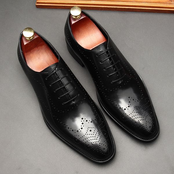 italian leather shoes men formal genuine leather original men dress shoes black brown lace up luxury wedding casual oxford shoes
italian leather shoes men formal genuine leather original men dress shoes black brown lace up luxury wedding casual oxford shoes