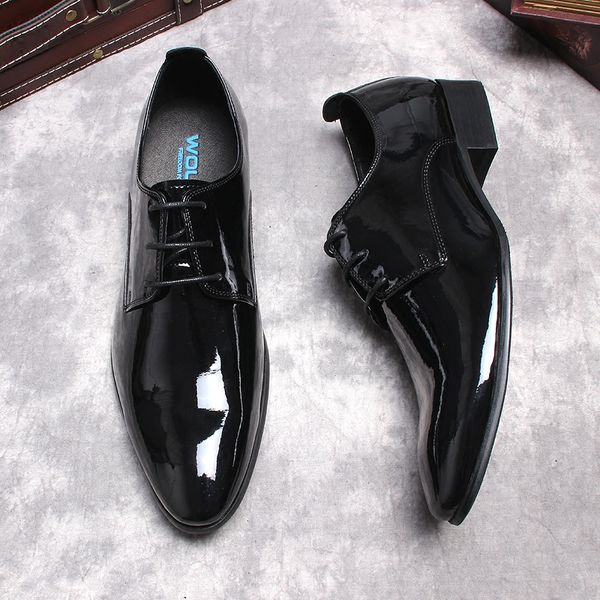 italian burgundy black genuine leather oxford dress shoes patent leather lace up suit shoes footwear wedding formal mens shoes
italian burgundy black genuine leather oxford dress shoes patent leather lace up suit shoes footwear wedding formal mens shoes