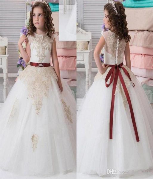 new puffy white tulle flower girl dress for weddings champagne applique ball gown little girls first communion dress any size7430374, White;blue
new puffy white tulle flower girl dress for weddings champagne applique ball gown little girls first communion dress any size7430374, White;blue