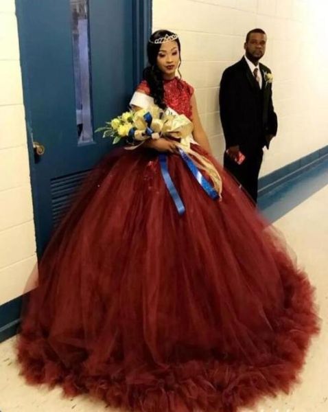 vintage african burgundy ball gown quinceanera prom dresses cap short sleeves tulle ruched lace beading evening party sweet 16 dre2754266, Blue;red
vintage african burgundy ball gown quinceanera prom dresses cap short sleeves tulle ruched lace beading evening party sweet 16 dre2754266, Blue;red