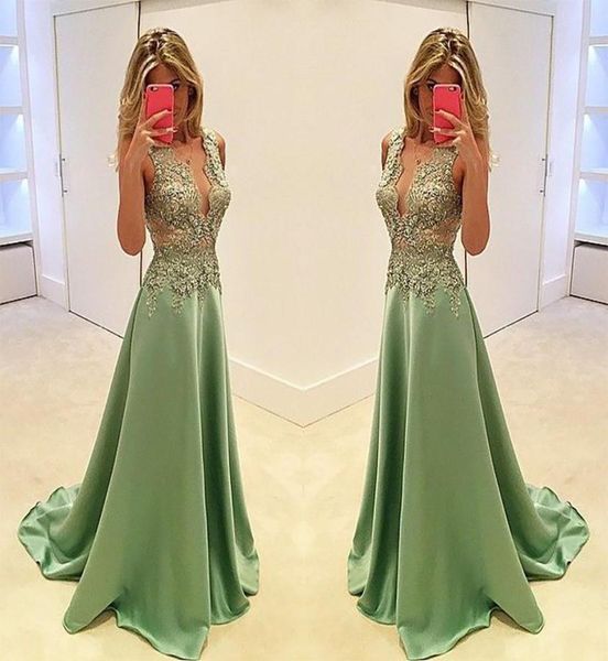 prom dresses plunging v neck olive green satin lace appliques beaded illusion long evening gowns wear plus size formal party dress6653065, Black;red
prom dresses plunging v neck olive green satin lace appliques beaded illusion long evening gowns wear plus size formal party dress6653065, Black;red
