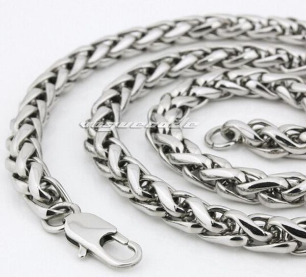 fashion new jewelry stainless steel men039s boys women necklace wheat braid chain silver tone polished for gifts 6mm wide 1804331900
fashion new jewelry stainless steel men039s boys women necklace wheat braid chain silver tone polished for gifts 6mm wide 1804331900